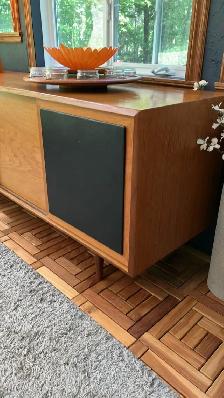 Mid century modern TEAK TECK Plateau tournant/ Buffet, bar, bahu - Photo 8