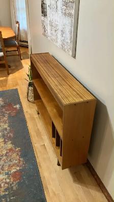 Mid century. TEAK TECK. Buffet, bibliothèque disques vinyles, si - Photo 9