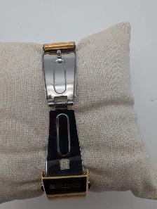 (B8682) Seiko 6N52 Gold Tone White Dial Sapphire Date Quartz... - Photo 9