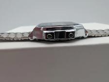 (B8613) Casio A168 Vintage Digital Watch Module 1572 Steel Br... - Photo 5