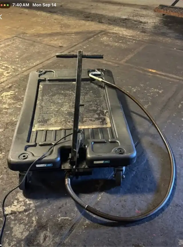 Oil Drain Pan Cart