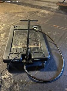 Oil Drain Pan Cart
