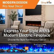 FIREPLACES: LINEAR, SLEEK, ELECTRIC, AT LIQUIDATION PRICES