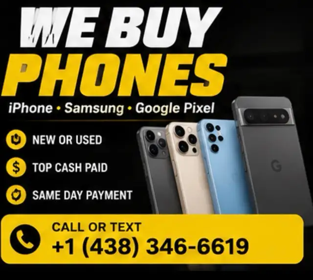 HAVE A BRAND-NEW iPHONE TO SELL? WE’RE BUYING!