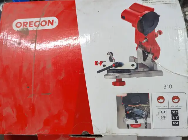 New Workbench chainsaw grinder