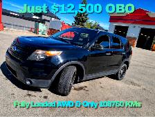 2015 Explorer AWD Mint & Only 108KM ⭐Just $12,500 OBO⭐
