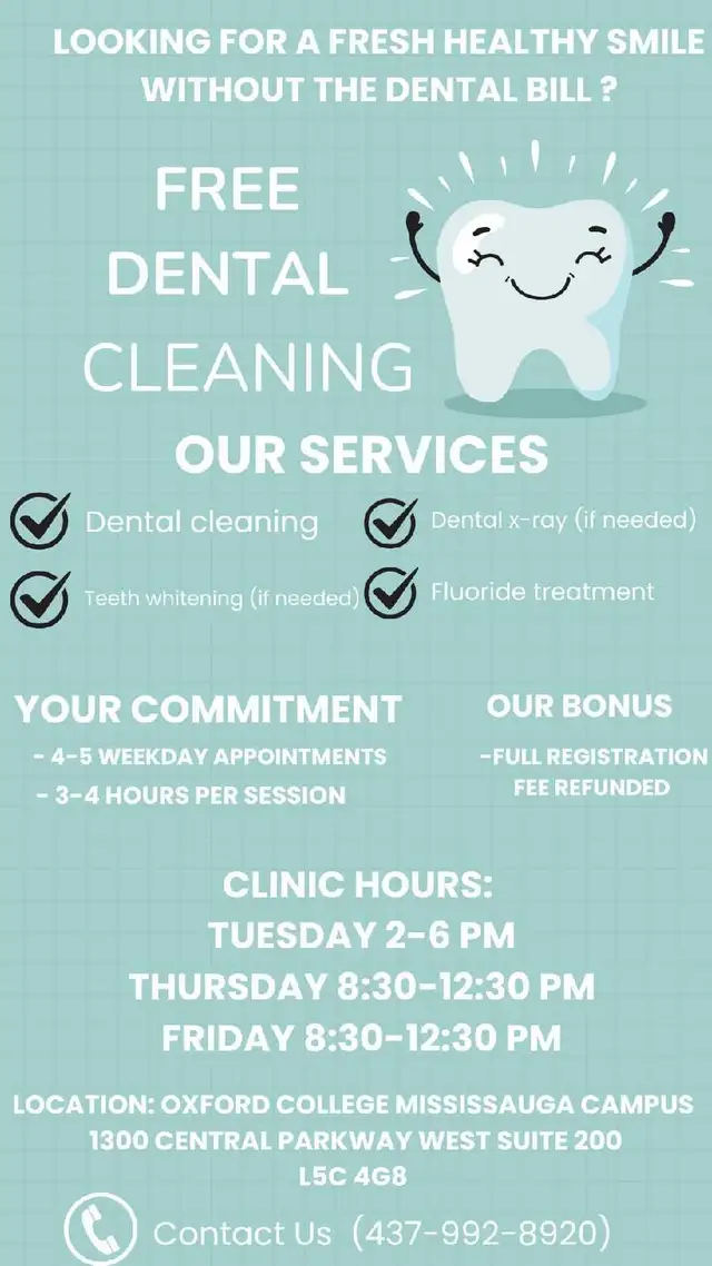 Free Dental Cleaning