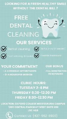 Free Dental Cleaning
