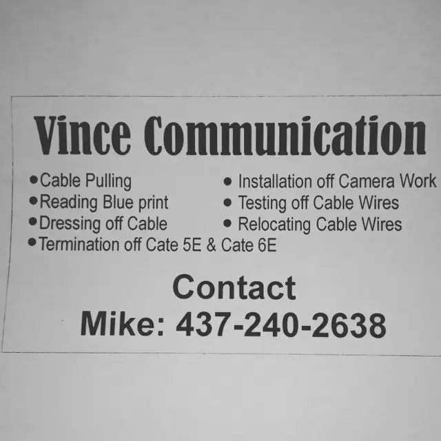 VINCE COMMUNICATIONS