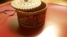 Birch bark box, pendant, earrings - Photo 4