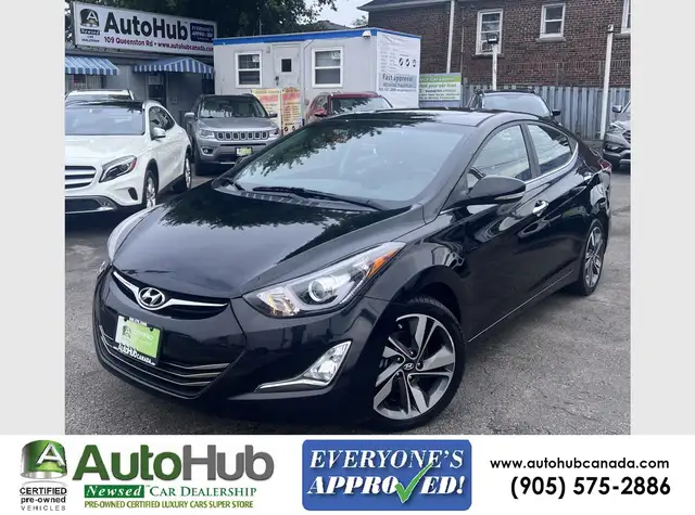 2014 Hyundai Elantra LIMITED-LEATHER-NAV-SUNROOF-BACKUP CAMERA