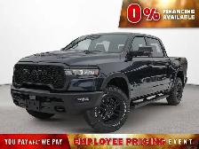 2026 Ram 1500 Rebel Crew 4x4 Sunroof Nav Heated/Vented Leather