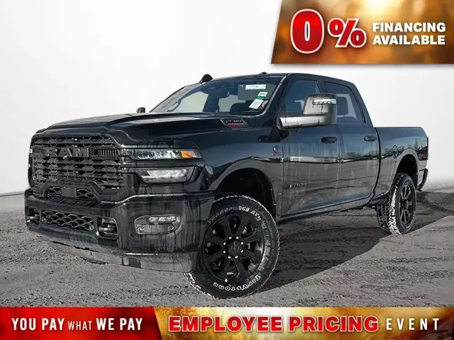2026 Ram 2500 Big Horn Night Edition Crew 4x4 Diesel Adaptive