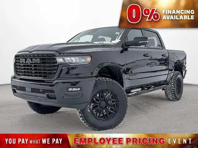 2026 Ram 1500 LIFTED 6inch 22inch Fuel Rims 37inch Tires Sport