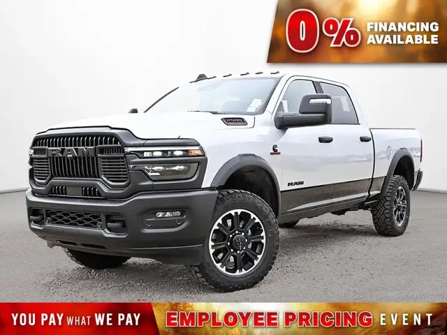2026 Ram 2500 Rebel Crew 4x4 Diesel Nav Capable Heated Seats