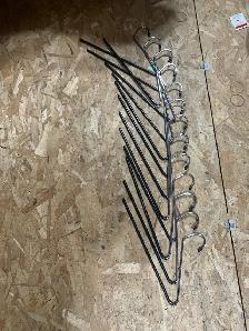 13 metal pant hangers