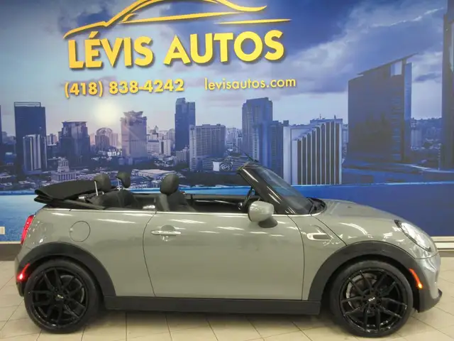 MINI COOPER 2020 CONVERTIBLE AUTOMATIQUE CUIR NOIR CHAUFFANT CAM
