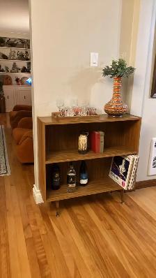 Mid century. TEAK TECK meubles. Bibliothèque, bookcase, Buffet,