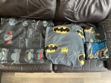 Ensemble de draps et deco Batman pour enfant. - Photo 3