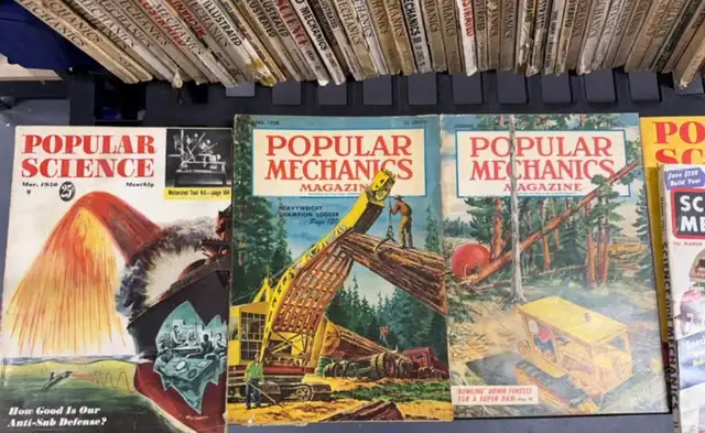 Popular science and mechanics1949-60's