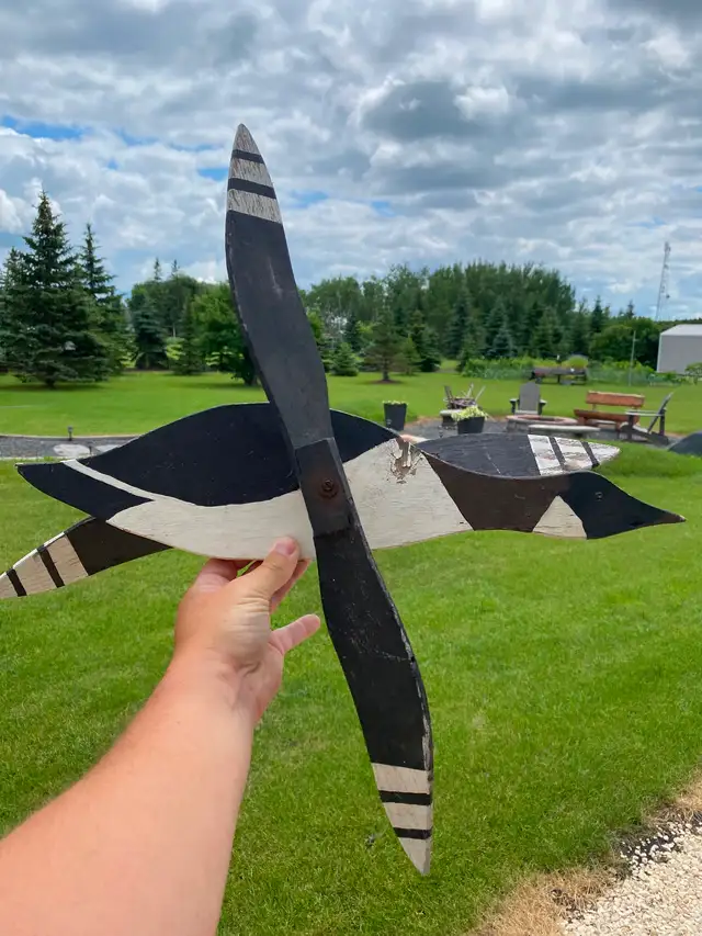 Vintage Canada Goose whirligig wooden . $50.00