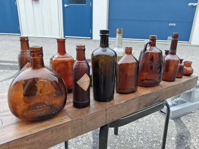 Antique vintage bottle collection $200