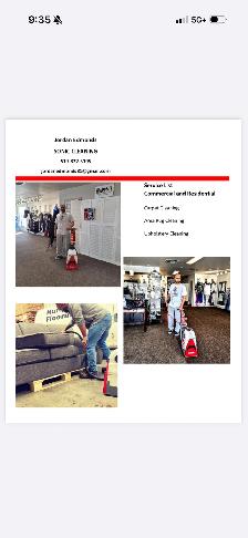 Carpet cleaning, text 519-872-5195