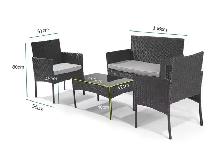 Brand New 4pcs Rattan Conversation Patio Set Special $259 - Photo 3
