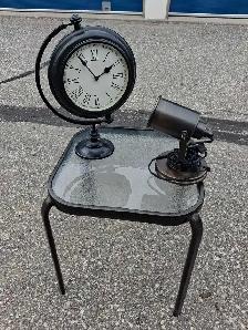 vintage clock and lamp set $100 - Photo 5