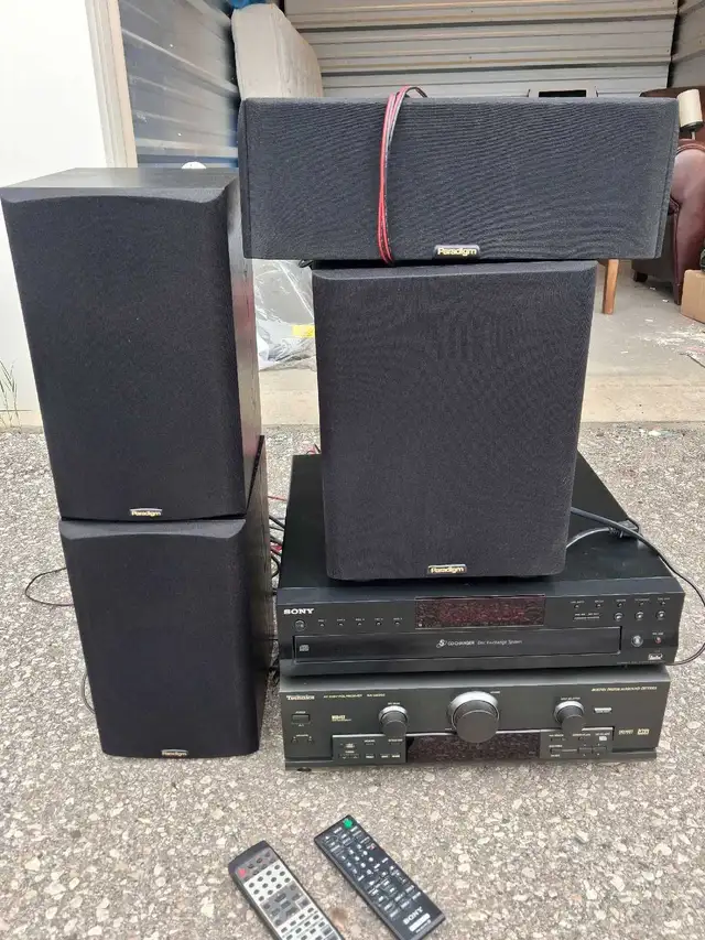 Technics plus Sony receiver speaker set $180