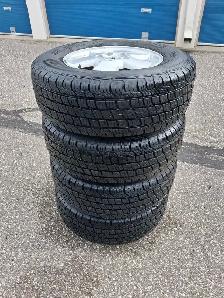 235/70/r16 tires with rims $580