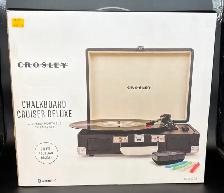 NEW Crosley CR8005D-CB Cruiser Deluxe Portable Turntable