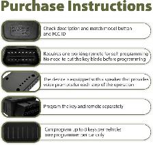 Toyota Smart Key Fob   OBD Programmer, 4-Button, 315MHz - Photo 4
