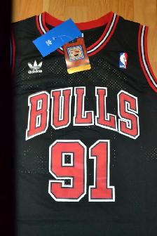 New w/ Tags DENNIS RODMAN All Embroidered Jersey - Photo 5