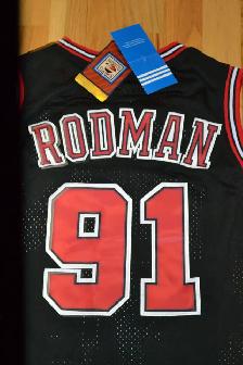 New w/ Tags DENNIS RODMAN All Embroidered Jersey - Photo 10