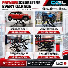 -New CAEL Full Rise and Mid rise Scissor lift –  Certified &Warr