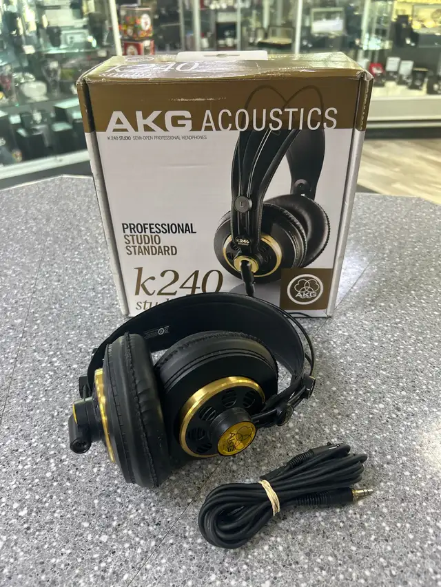 AKG Acoustics K240 Studio Headphones Boxed