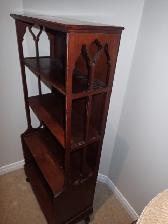 Antique Wooden Bookcase - Photo 4