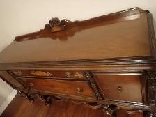 Antique Wooden Sideboard/Buffet Server - Photo 2