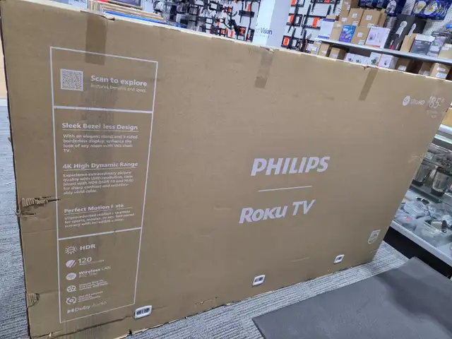 PHILIPS 85' 4K UHD ROKU TV