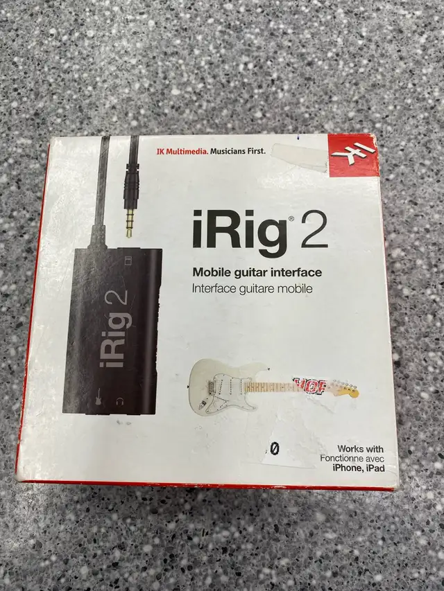 Irig 2 mobile Guitar Interface