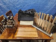 Cuisine::Pro Damashiro knifes set & Caugshan Helena Knifes set