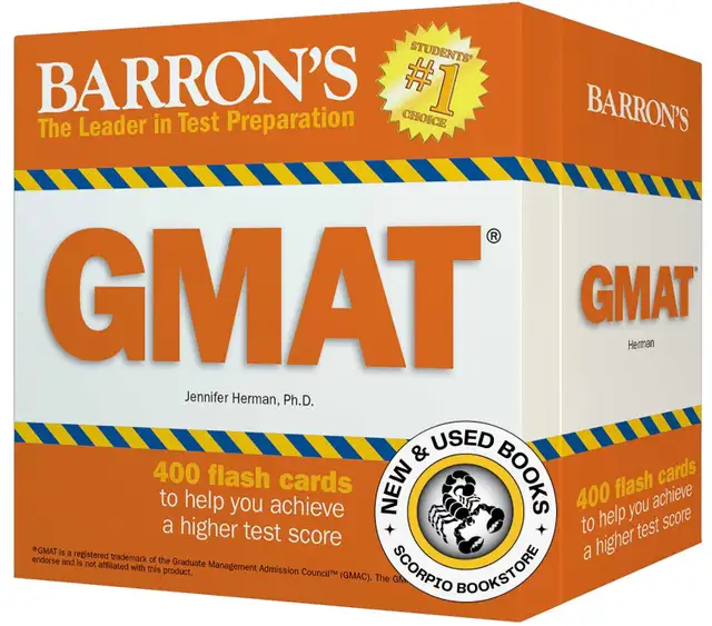 GMAT Flash Cards 2nd Edition by Jennifer Herman 9780764166655