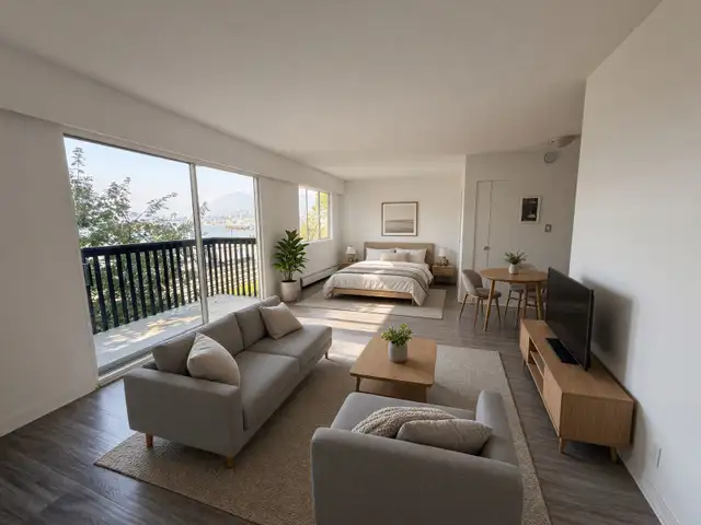 Just Renovated | Large Studio | Steps to Waterfront Park | $1649
