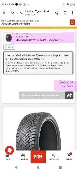 4 pneus hiver Nokian Hakkapeliitta10 255-60R18 comme neufs - Photo 9