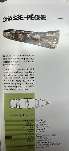 CANOT ESQUIF 12'PI AVEC RAME / STABILISATEUR 581-490-2654 - Photo 5