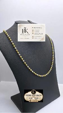 10K  Tow Tone Gold Necklace  # R 38 - Photo 3