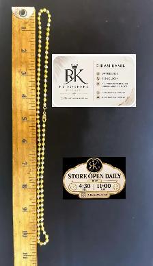 10K  Tow Tone Gold Necklace  # R 38 - Photo 6