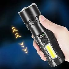 3000  Lumens Heavy Duty Rechargeable LED Flashlight Torch Solid - Photo 8