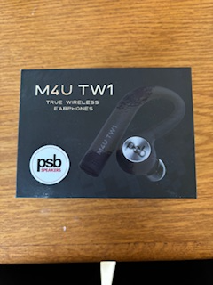 M4U TW1  TRUE WIRELESS EARPHONES PSB SPEAKERS